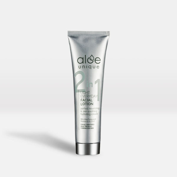 2 in 1 Light Everyday Facial Lotion Aloe Unique USA